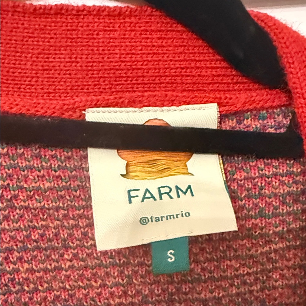 FARM Rio Red Lisa Multicolor Floral Cardigan - Picture 5 of 5